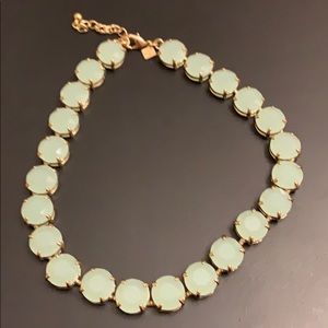 Banana Republic Gold-Tone Green Link Necklace